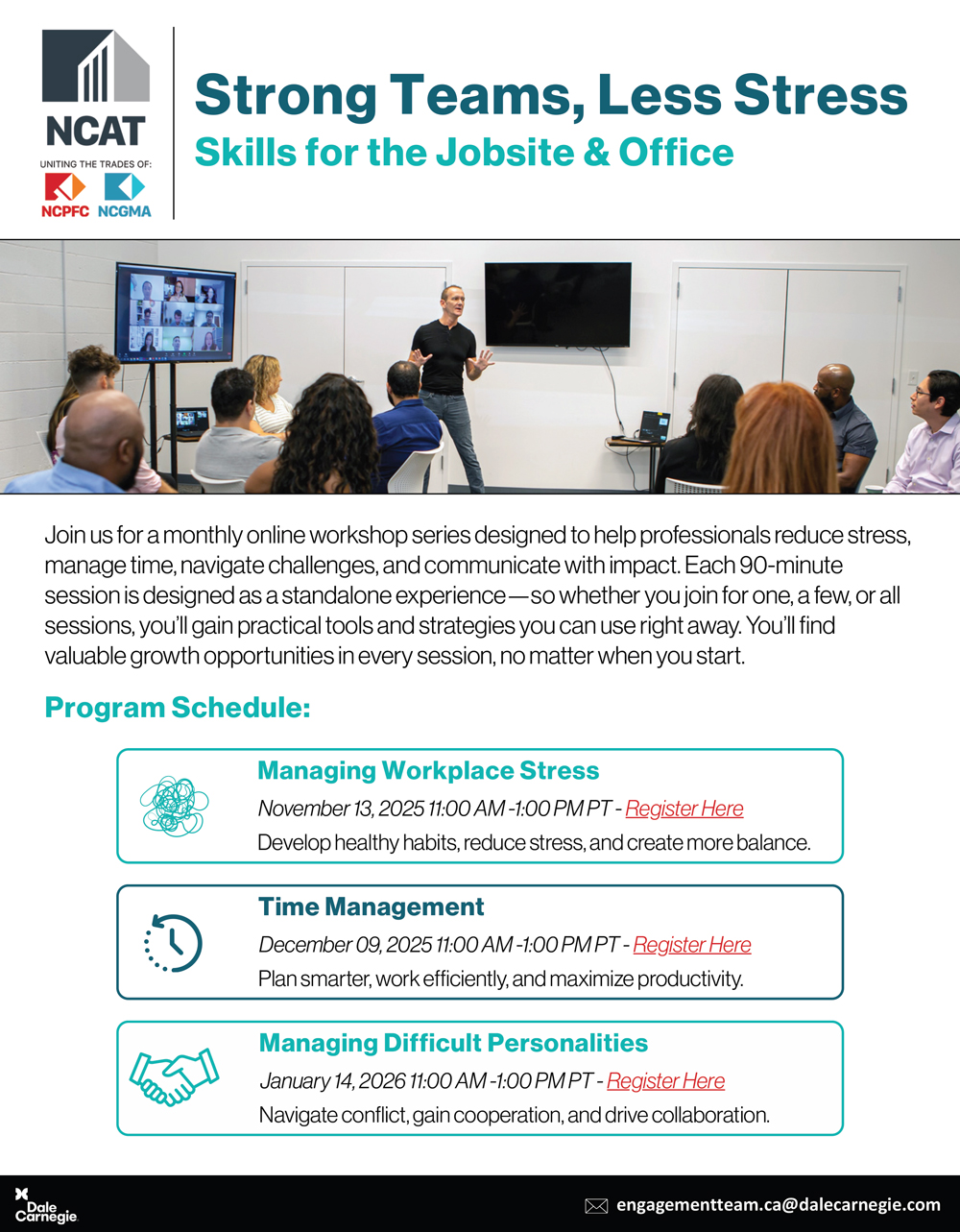 Strong Teams, Less Stress: Skills for the Jobsite & Office